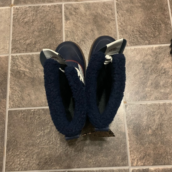 Vans Standard Snow MTE Mens Size 9 Winter Waterproof Boots Blue/ Gum - Picture 4 of 7